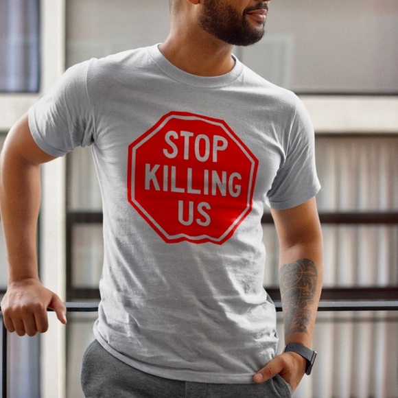 Brand New tee “ STOP KILING US “ - Picture 3 of 3